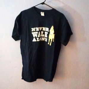 Dog walker custom graphics shirt L Mint